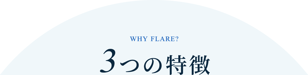 3つの特徴